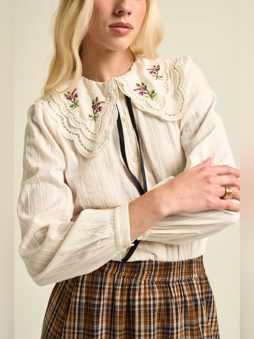 Sonmer Daphne Blouse OffWhite